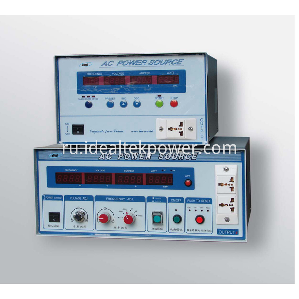 500va 2kva Ac Power Supply Front Panel